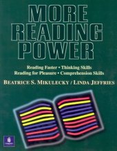 book More Reading Power:  Reading Faster, Thinking Skills, Reading for Pleasure, Comprehension Skills