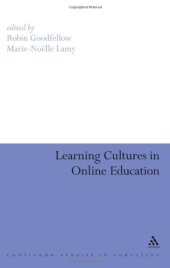 book Learning Cultures in Online Education (Continuum Studies in Education)