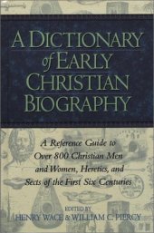 book A Dictionary of Early Christian Biography