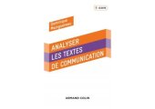 book Analyser des textes de communication - 3e éd.