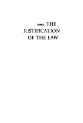 book The Justification Of The Law