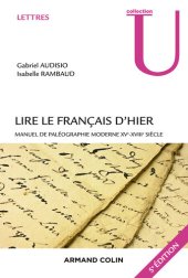 book Lire le français d'hier (5e éd)