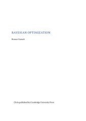 book Bayesian Optimization