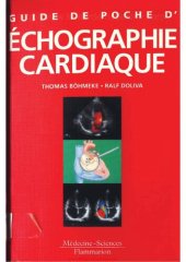 book Guide De Poche D'échographie Cardiaque (ATLAS DE POCHE) (French Edition)