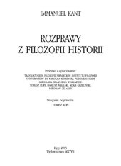 book Rozprawy z filozofii historii