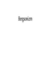 book Bergsonizm