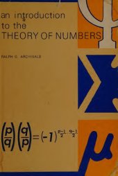 book An introduction to the theory of numbers