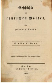 book Geschichte des teutschen Volkes