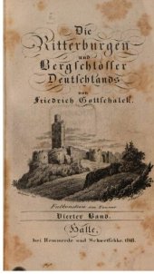 book Die Ritterburgen und Bergschlösser Deutschlands