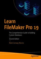 book Learn FileMaker Pro 19: The Comprehensive Guide to Building Custom Databases