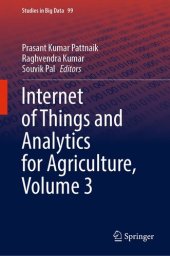 book Internet of Things and Analytics for Agriculture, Volume 3