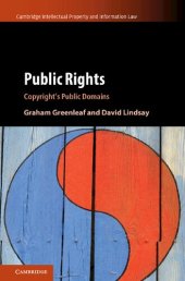 book Public Rights: Copyright's Public Domains