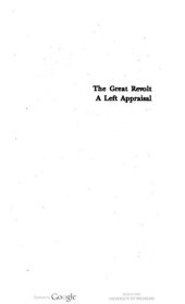 book The great revolt, a left appraisal