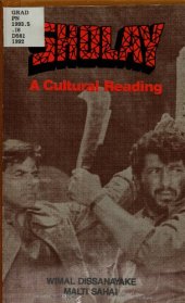 book Sholay, a Cultural Reading