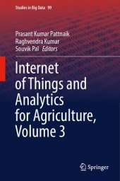 book Internet of Things and Analytics for Agriculture, Volume 3