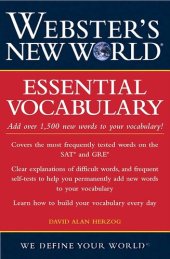 book Webster's New World Essential Vocabulary