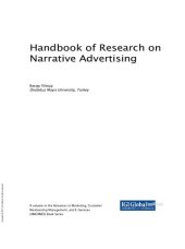 book Handbook of Research on Narrative Advertising