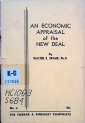 book An Economic Appraisal of the New Deal