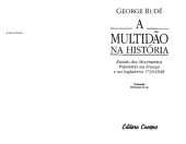 book A multidão na história: Estudo dos movimentos populares na França e na Inglaterra 1730-1848