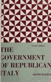 book The government of republican Italy