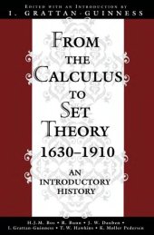 book From the Calculus to Set Theory 1630—1910