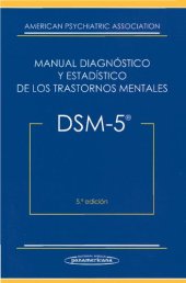 book Manual diagnostico y estadistico de los trastornos mentales DSM-V