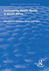 book Community Health Needs in South Africa