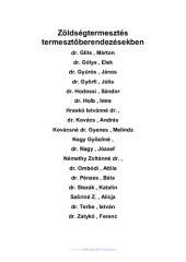 book Zöldségtermesztés termesztőberendezésekben