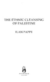 book THE ETHNIC CLEANSING OF PALESTINE