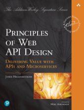 book Principles of Web API Design: Delivering Value with APIs and Microservices