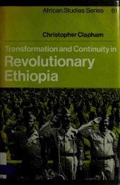 book Transformation and Continuity in Revolutionary Ethiopia