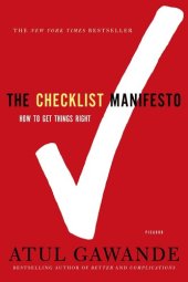 book The Checklist Manifesto: How to Get Things Right