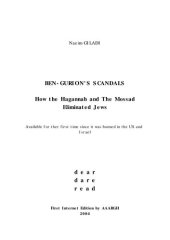 book BEN-GURION'S SCANDALS : How the Hagannah and The Mossad Eliminated Jews