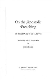 book On the Apostolic Preaching