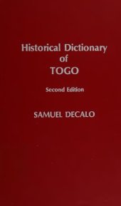 book Historical Dictionary of Togo