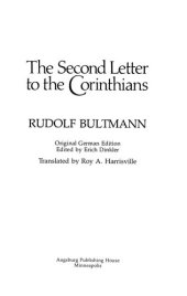 book The Second Letter to the Corinthians