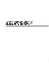 book New Thoughts on the Black Arts Movement