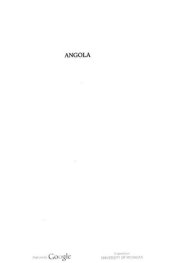 book Angola: The Weight of History