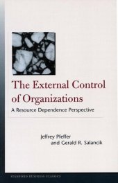 book The External Control of Organizations: A Resource Dependence Perspective