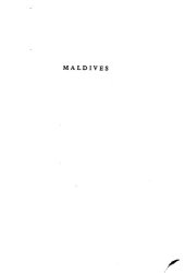 book Maldives, winds of change in an atoll state