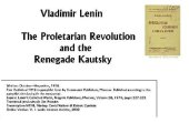 book The Proletarian Revolution And the Renegade Kautsky