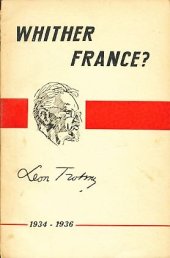 book Whither France? (1936)