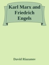 book Karl Marx and Friedrich Engels