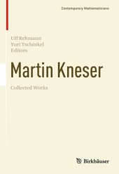 book Martin Kneser Collected Works (English and German Edition)