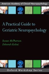 book A Practical Guide to Geriatric Neuropsychology