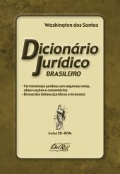 book Dicionário Jurídico Brasileiro