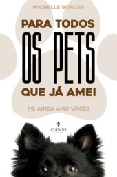 book Para todos os pets que já amei