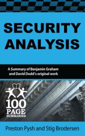 book A Summary of Benjamin Graham and David Dodd’s Security Analysis