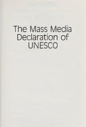 book The Mass Media Declaration of UNESCO