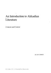 book An Introduction to Akkadian Literature: Contexts and Content